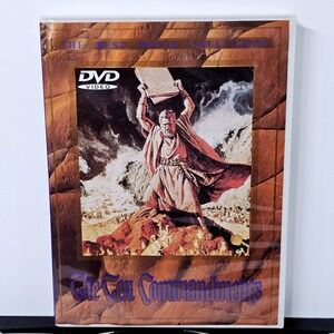 The Ten Commandments DVD 1956 Cecil B DeMille Charlton Heston Epic Religion Film